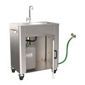 Acorn Controls DLX-JrPortable Hand-Wash Station, 31" Rim Height, Hose In/Tank Out, Single Handle Gooseneck PS1020-JR-F40